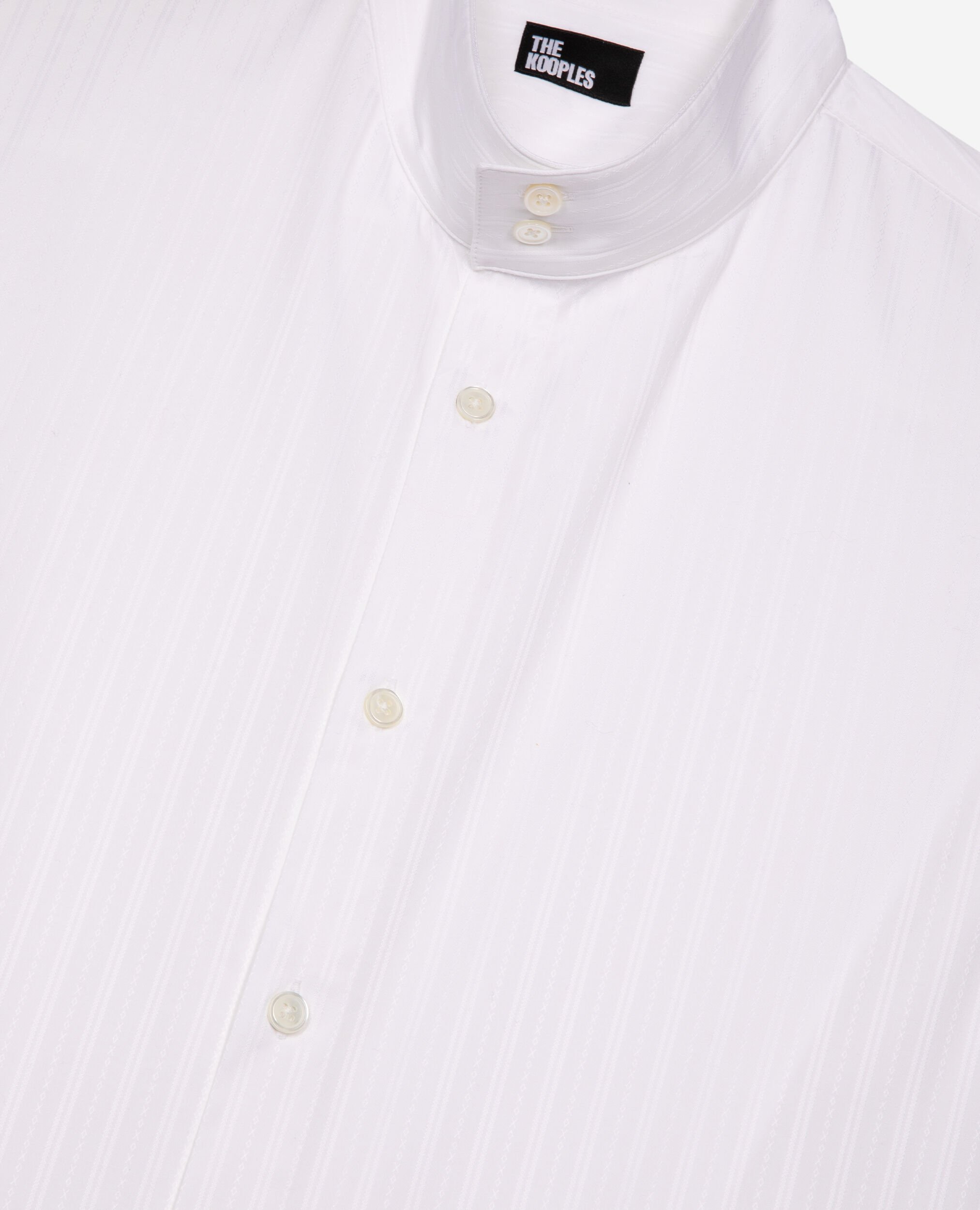 Weiß gestreiftes formelles Hemd, WHITE, hi-res image number null