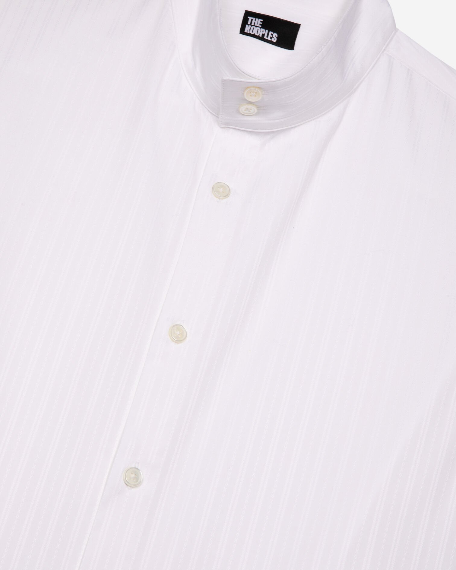 Weiß gestreiftes formelles Hemd, WHITE, hi-res image number null