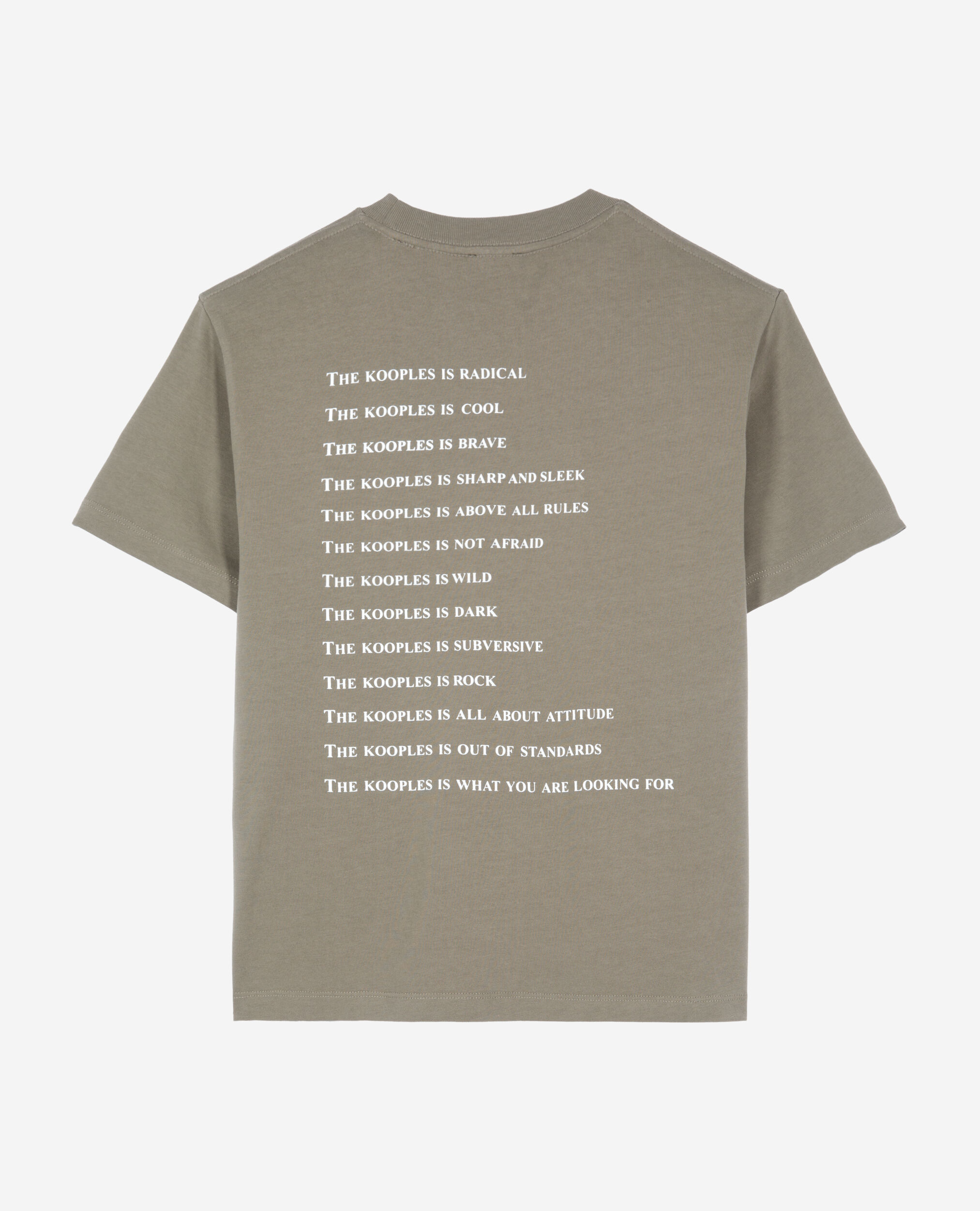Khaki What is T-shirt, OLIVE KAKI, hi-res image number null