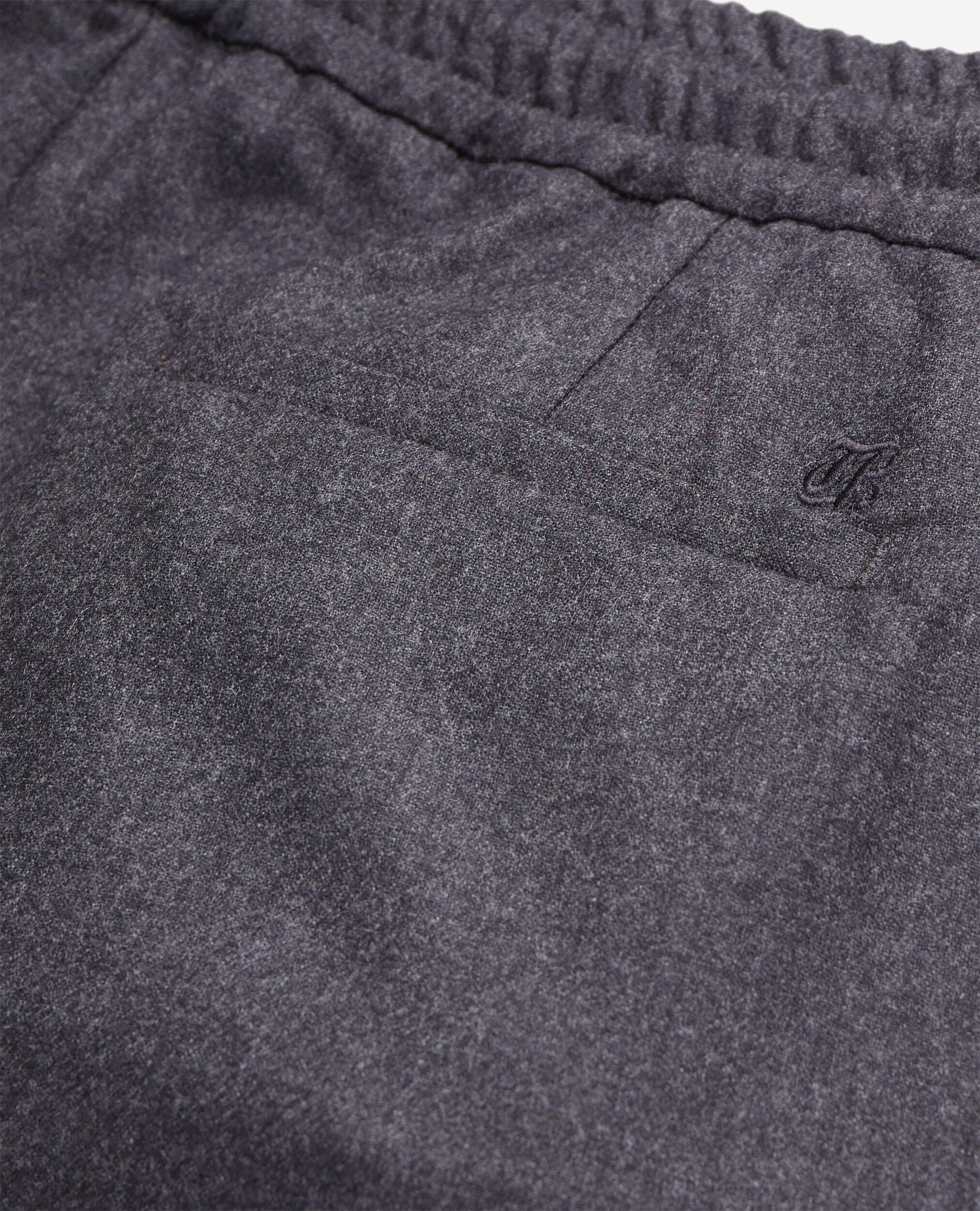 Grey flannel trousers, DARK GREY, hi-res image number null
