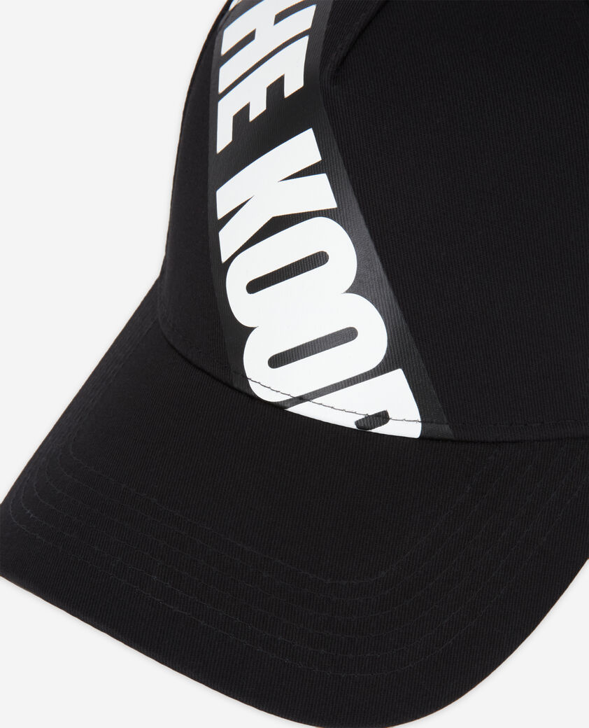 The Kooples MIXTE BLACK casquette noire tape logo