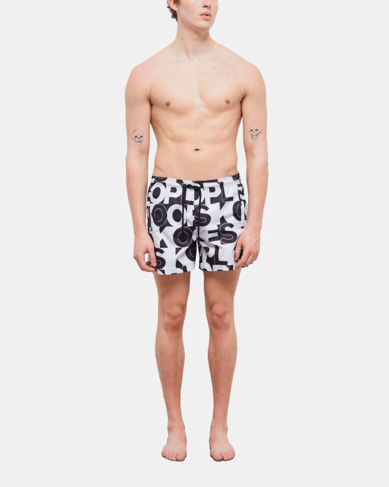The Kooples HOMME BLACK short de bain logo