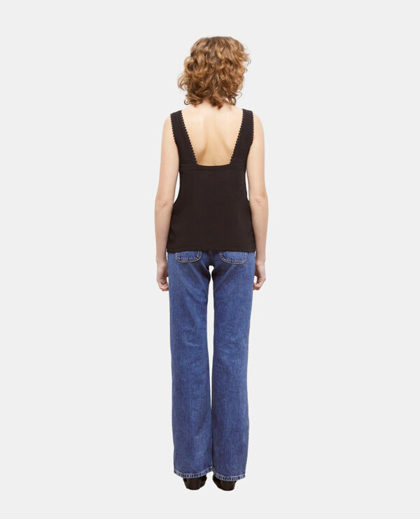 The Kooples WOMEN BLACK black top