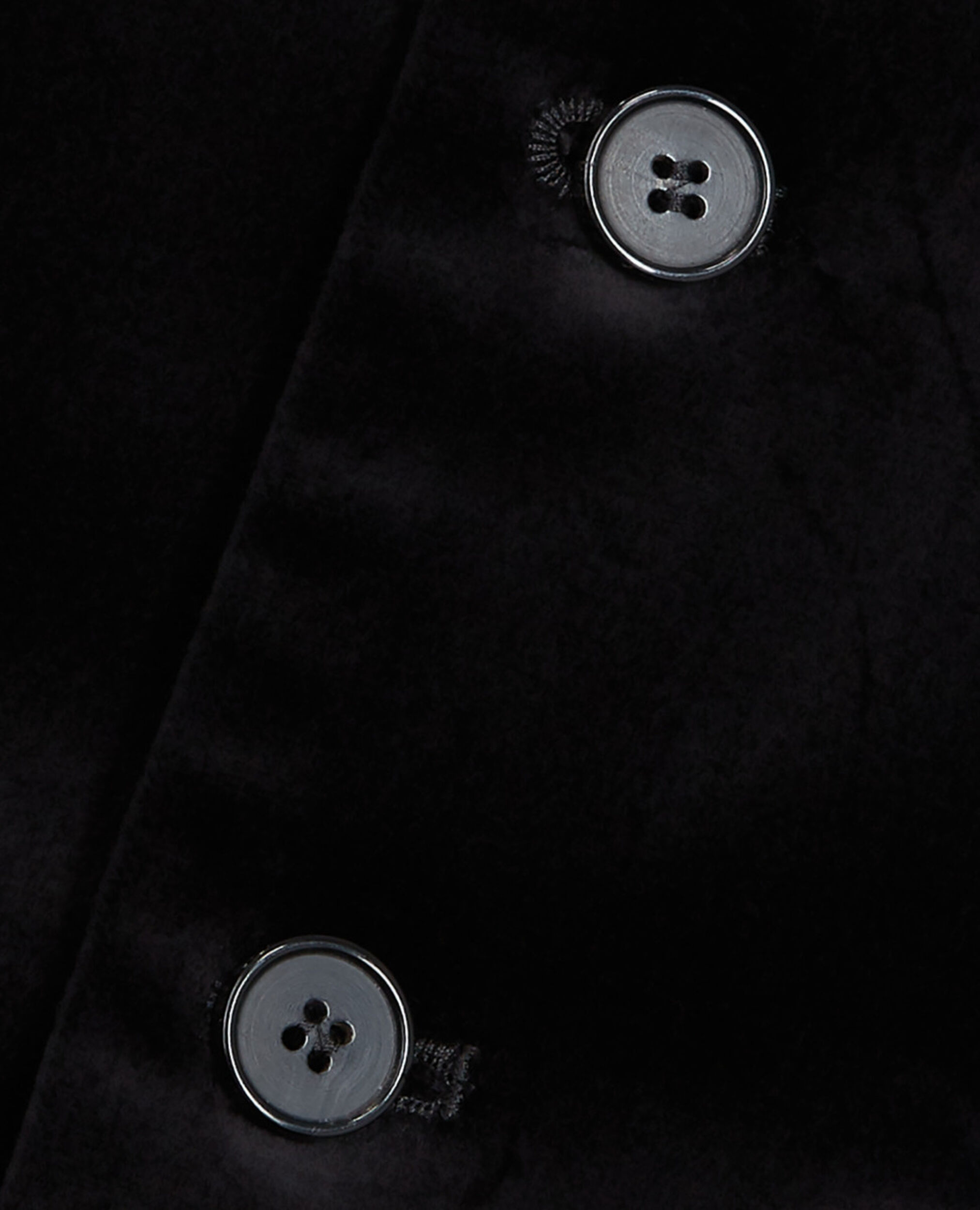 Black velvet suit vest, BLACK, hi-res image number null