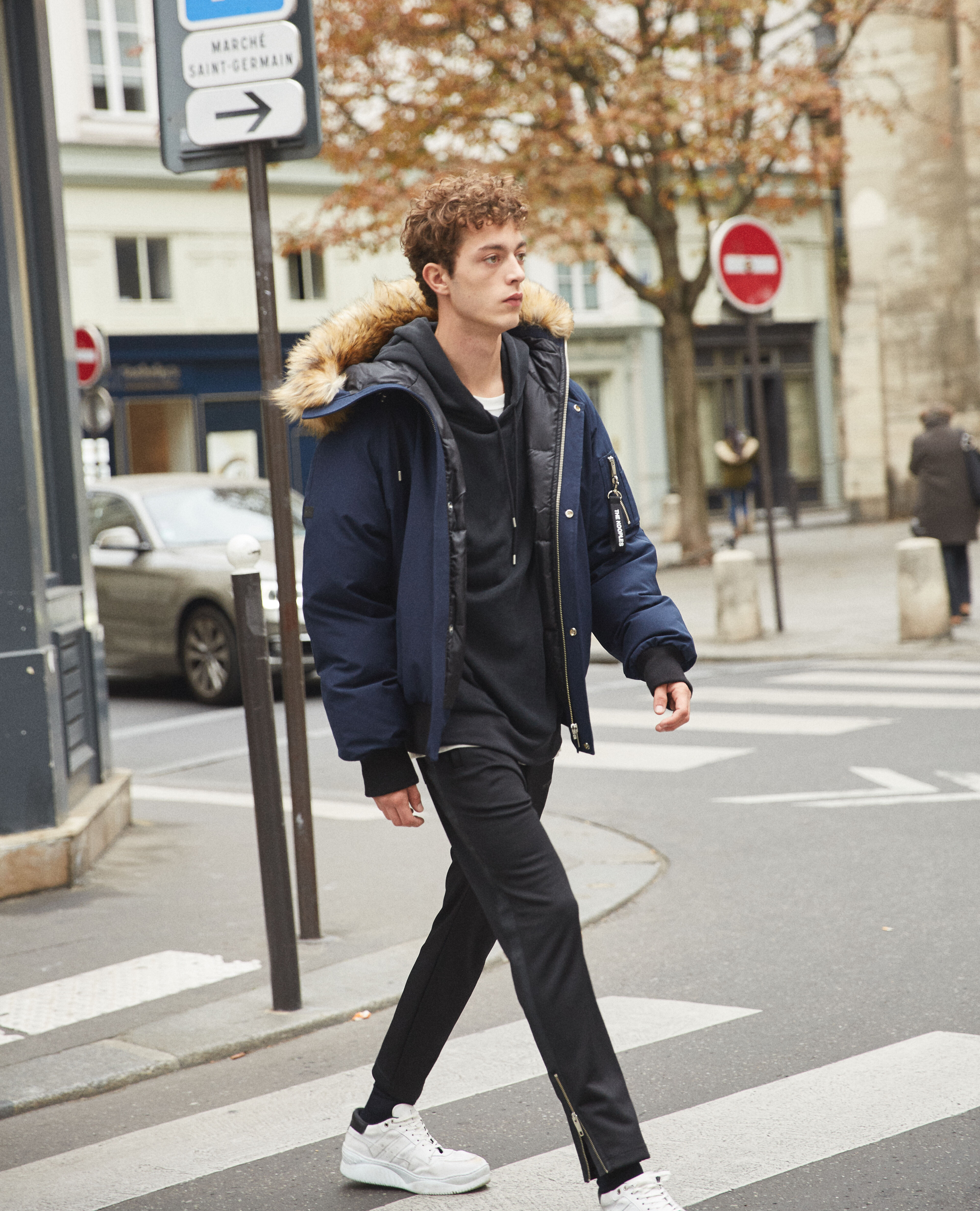 Mens down store jacket fashion