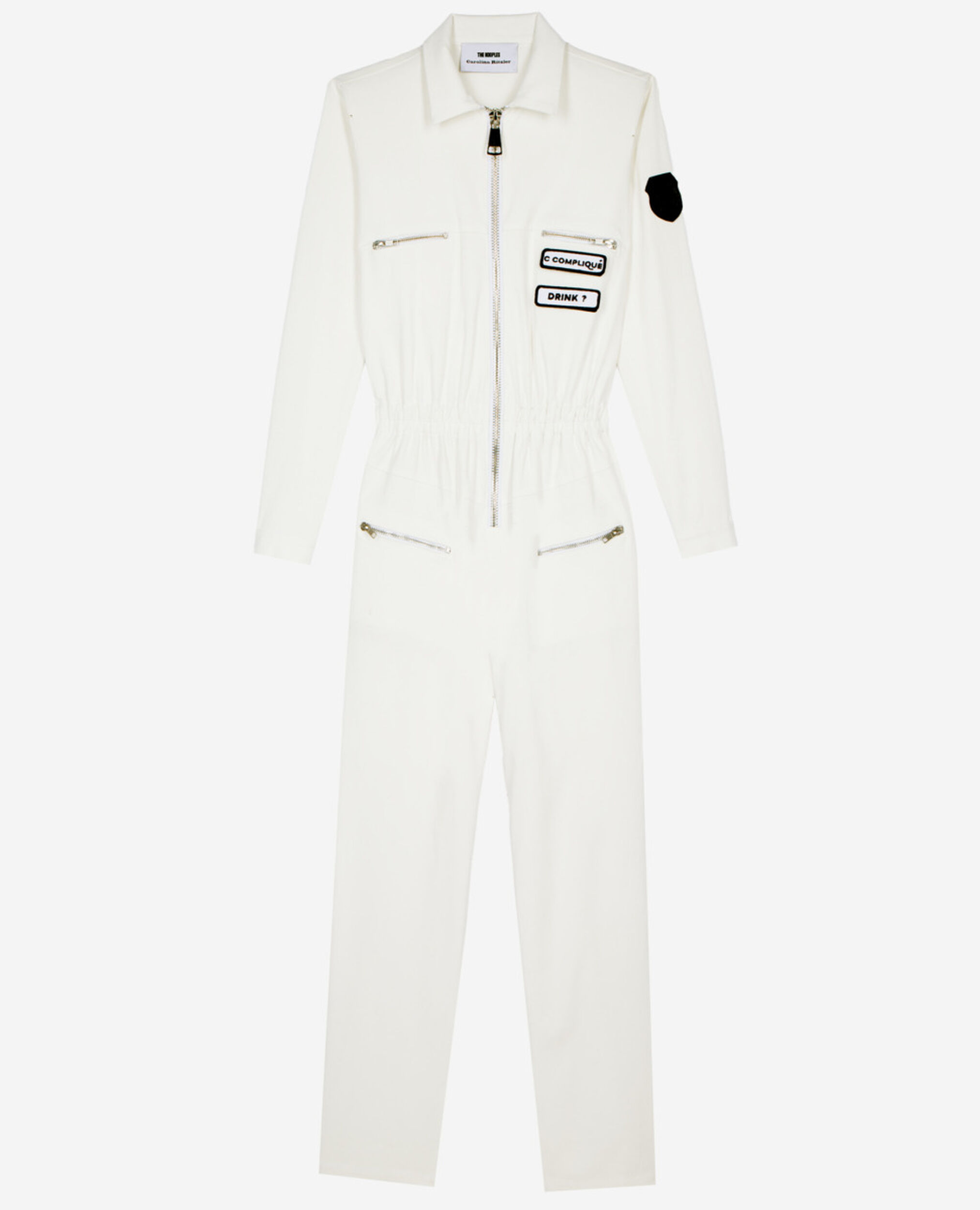 Combinaison The Kooples x Carolina Ritzler écrue en coton, ECRU, hi-res image number null