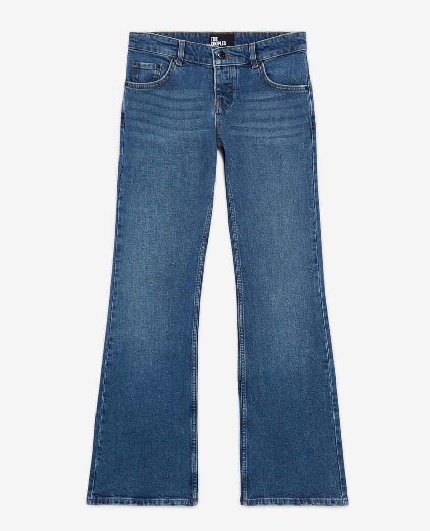 The Kooples MUJER BLUE DENIM vaqueros bootcut azules