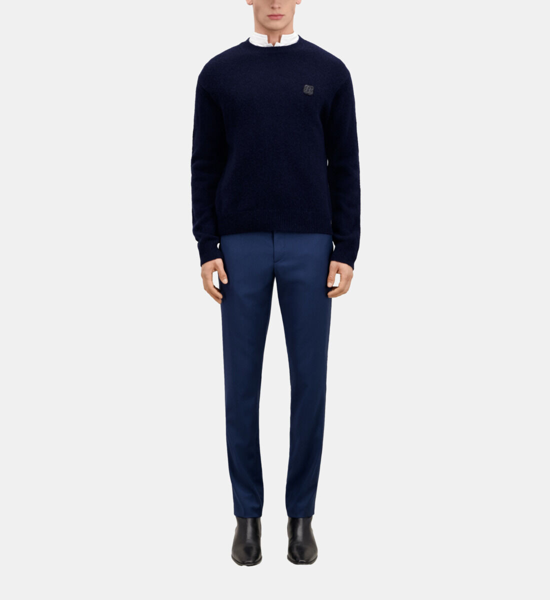 Navy grey jumpers sale