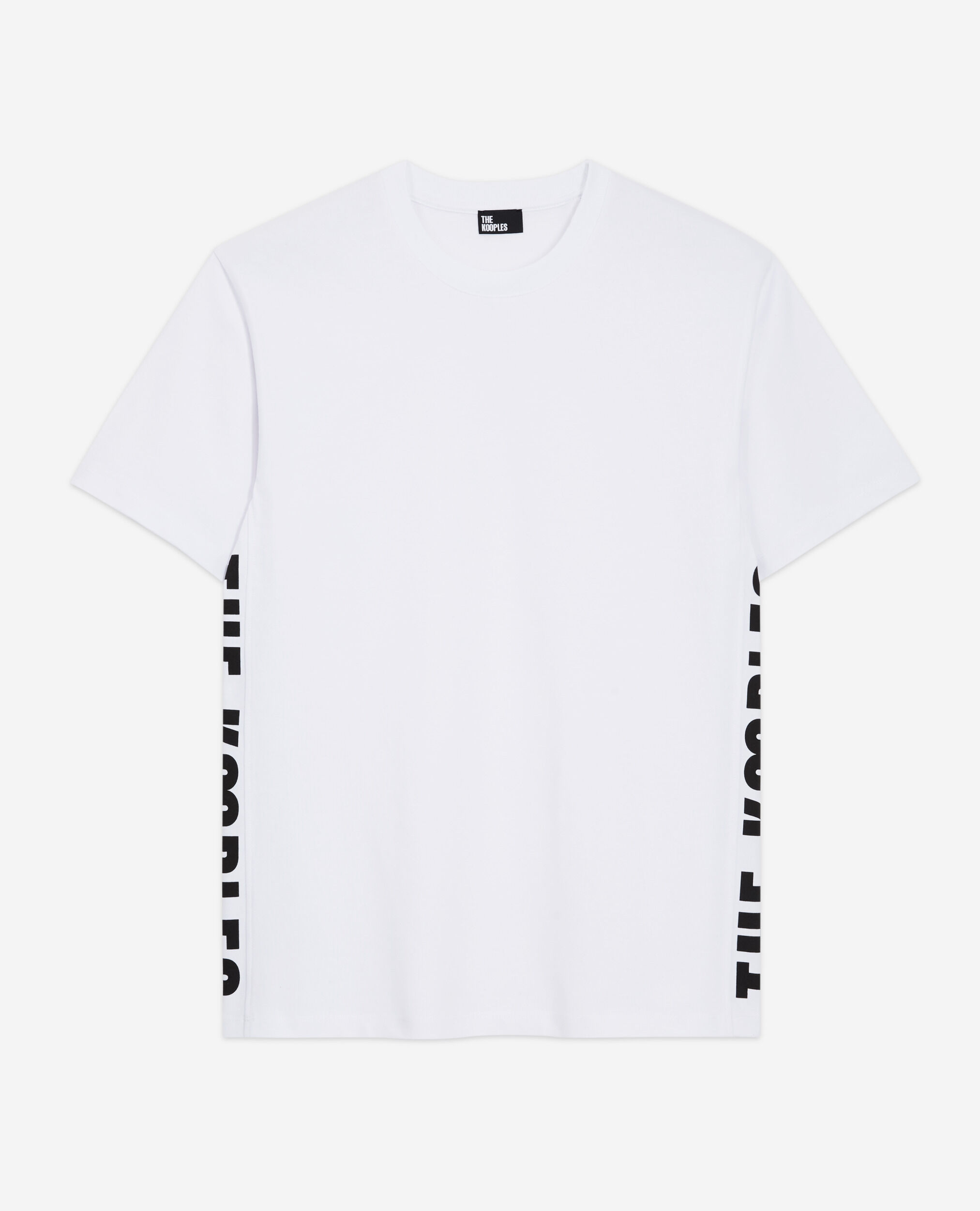 White T-shirt with The Kooples logo, WHITE, hi-res image number null