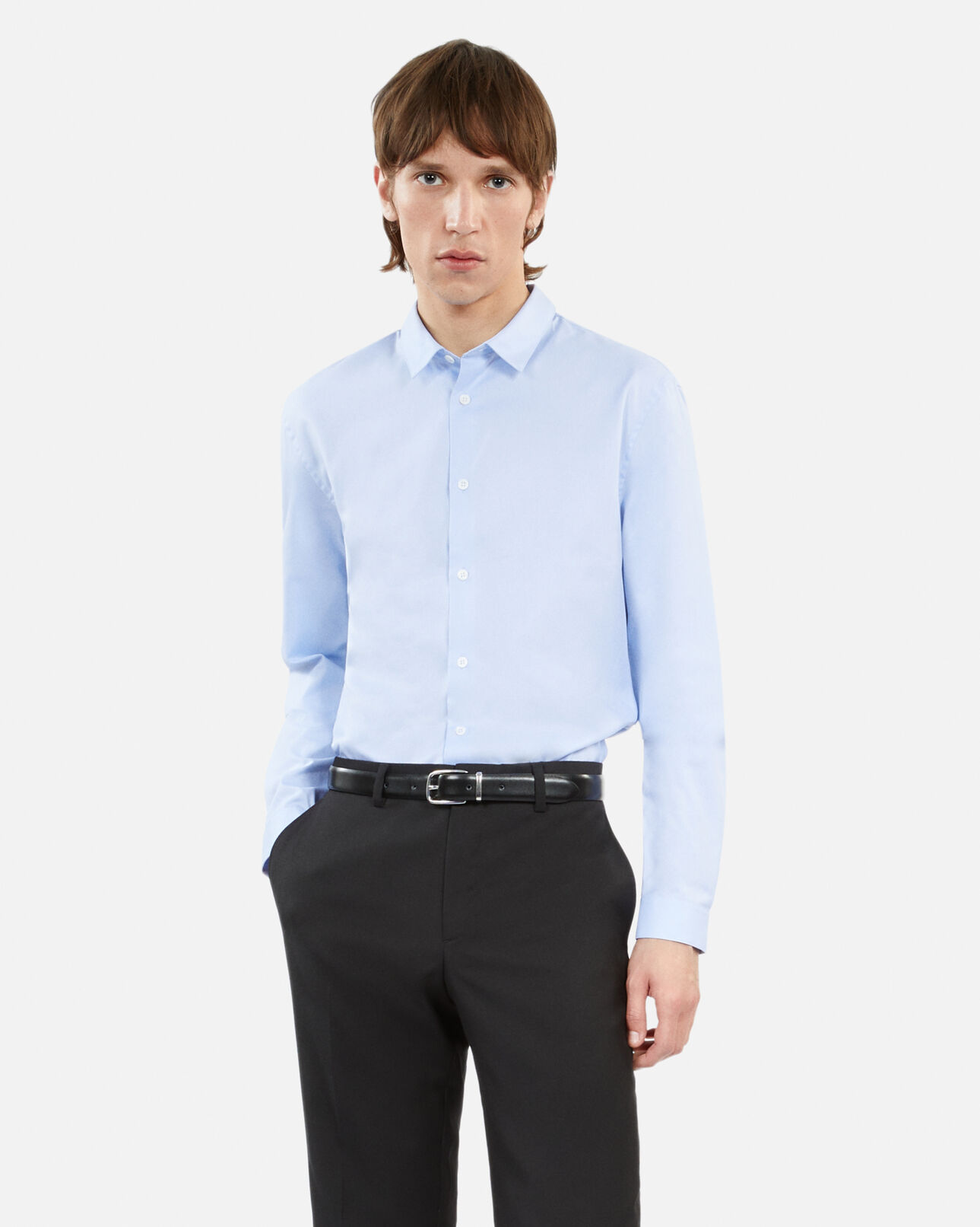 The Kooples MEN BLUE blue cotton formal shirt