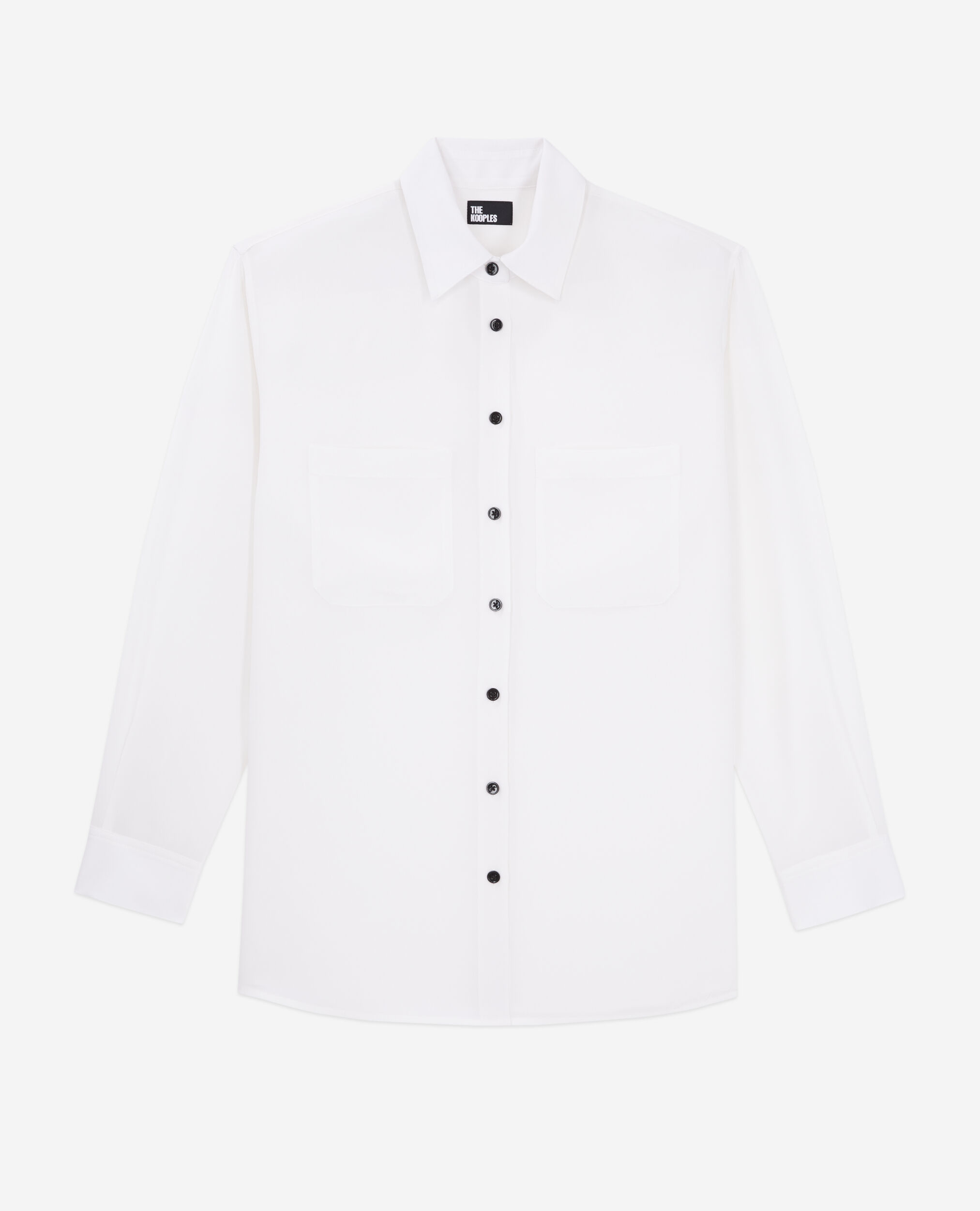 Weißes Hemd aus Seide, ECRU, hi-res image number null