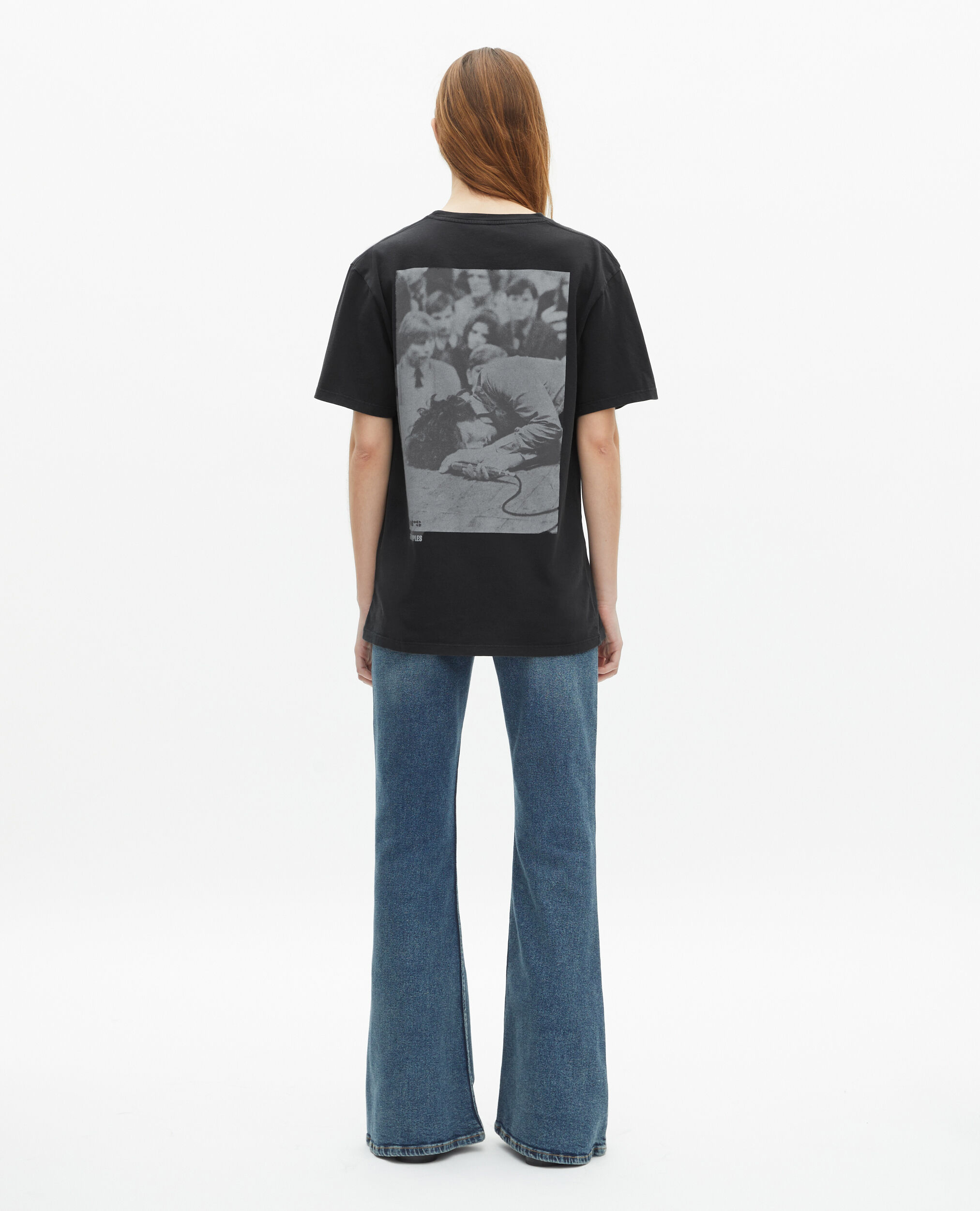 The Doors X The Kooples mixed t-shirt black, BLACK WASHED, hi-res image number null