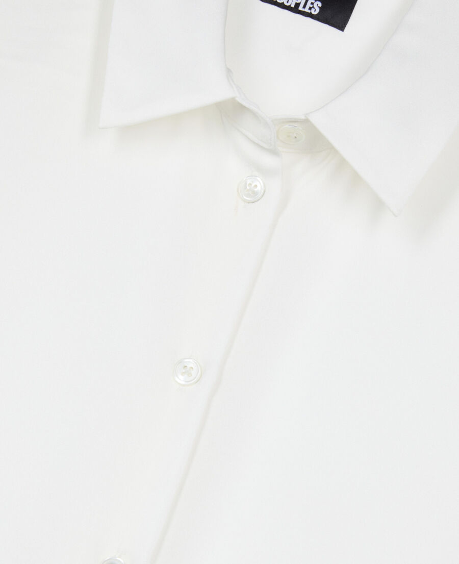 The Kooples F WHITE white silk shirt 