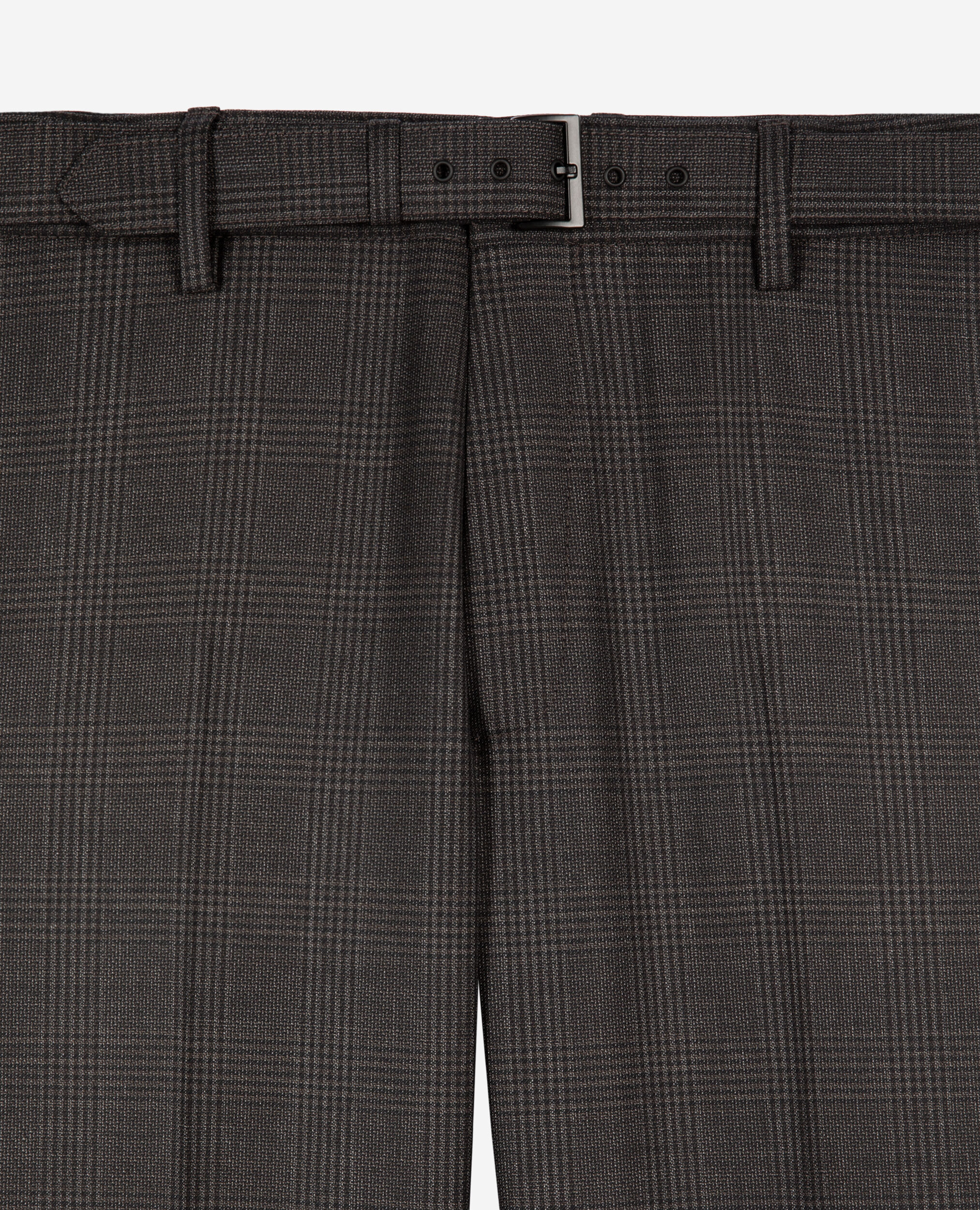 Graue Anzughose aus Prince-of-Wales-Wolle, DARK GREY, hi-res image number null
