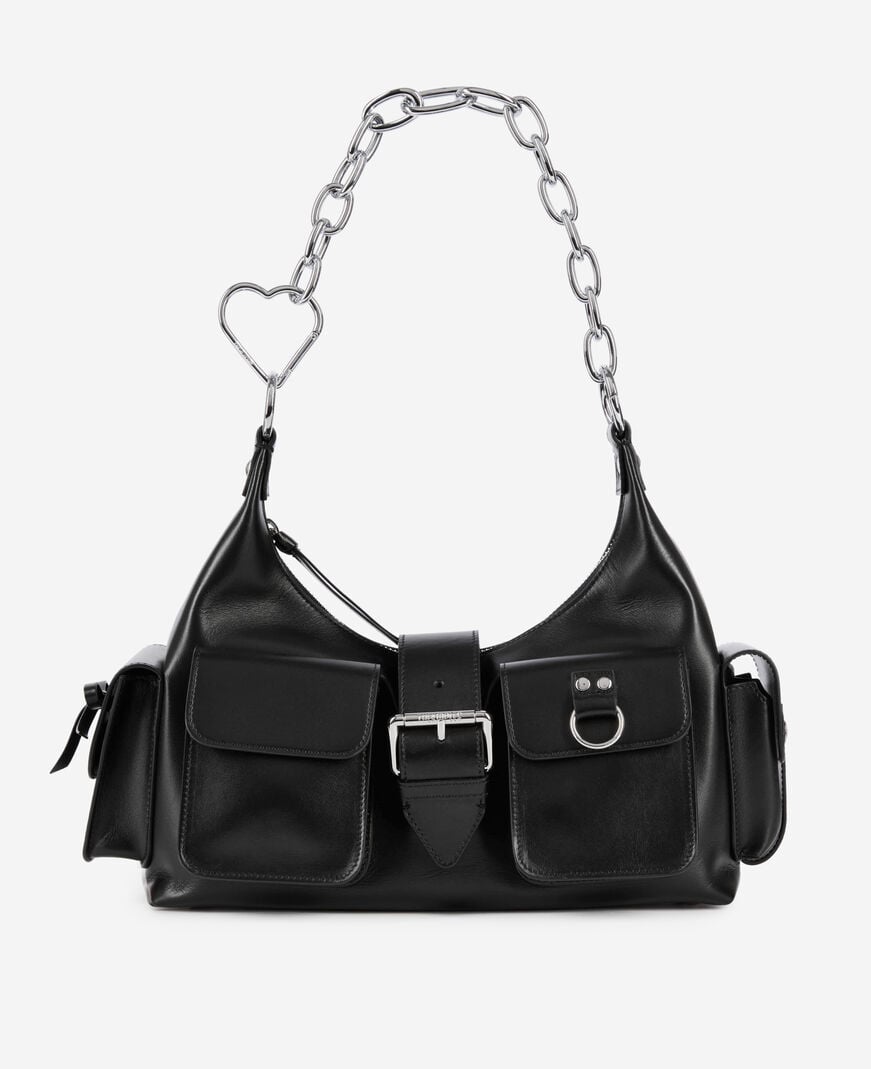 The Kooples FEMME SILVER chaîne de sac amelia argentée