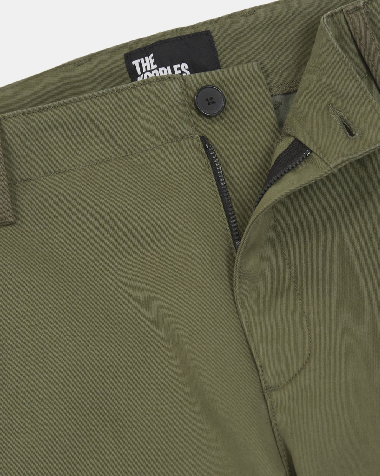 The Kooples HOMME OLIVE NIGHT pantalon kaki