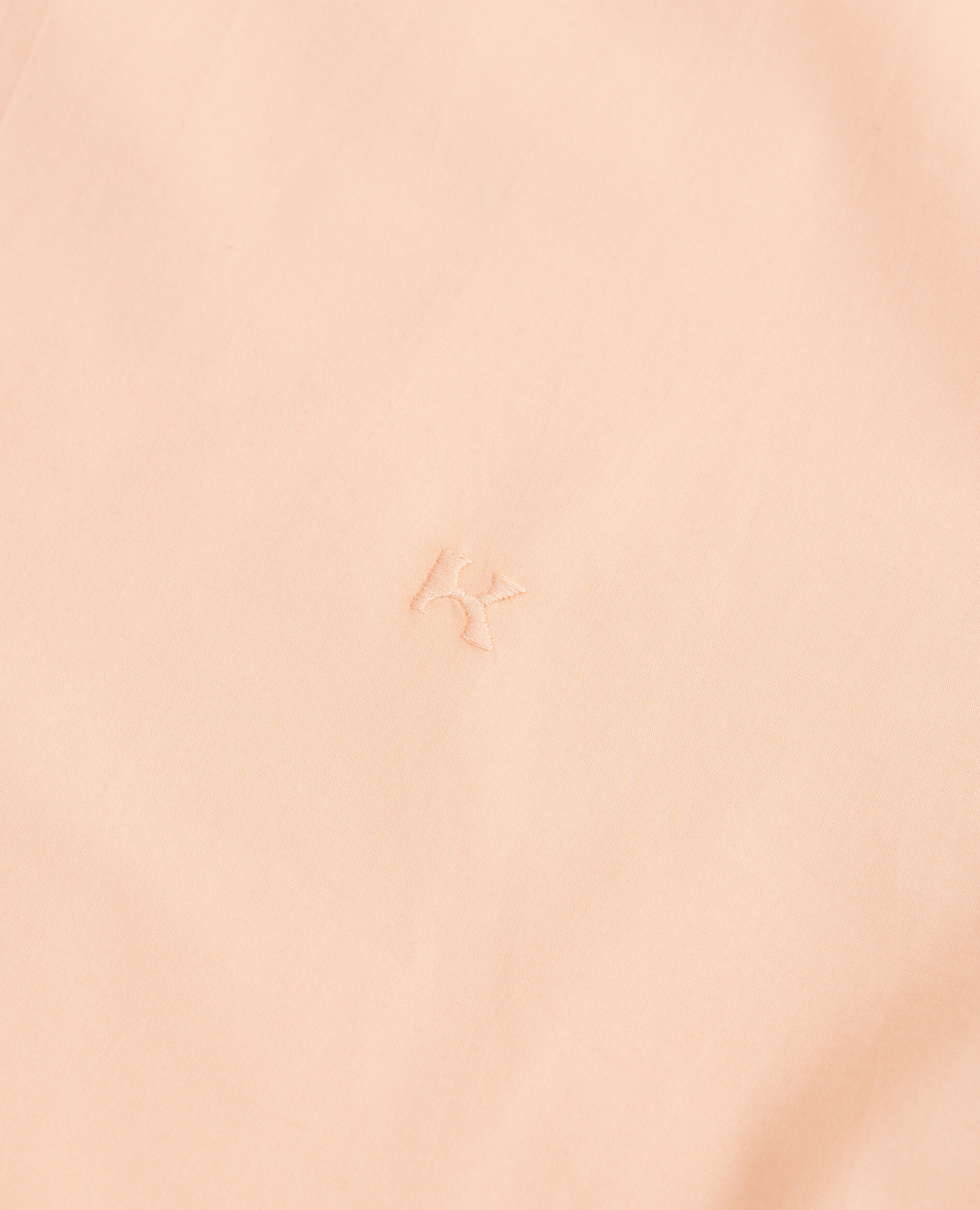 Coral-orange cotton shirt with breast pocket, ANTIC PINK / SAUMON, hi-res image number null