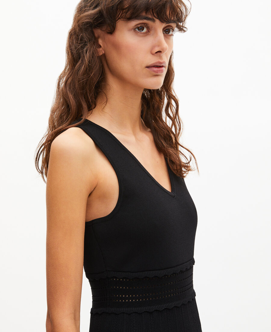 The Kooples F BLACK short black mesh dress