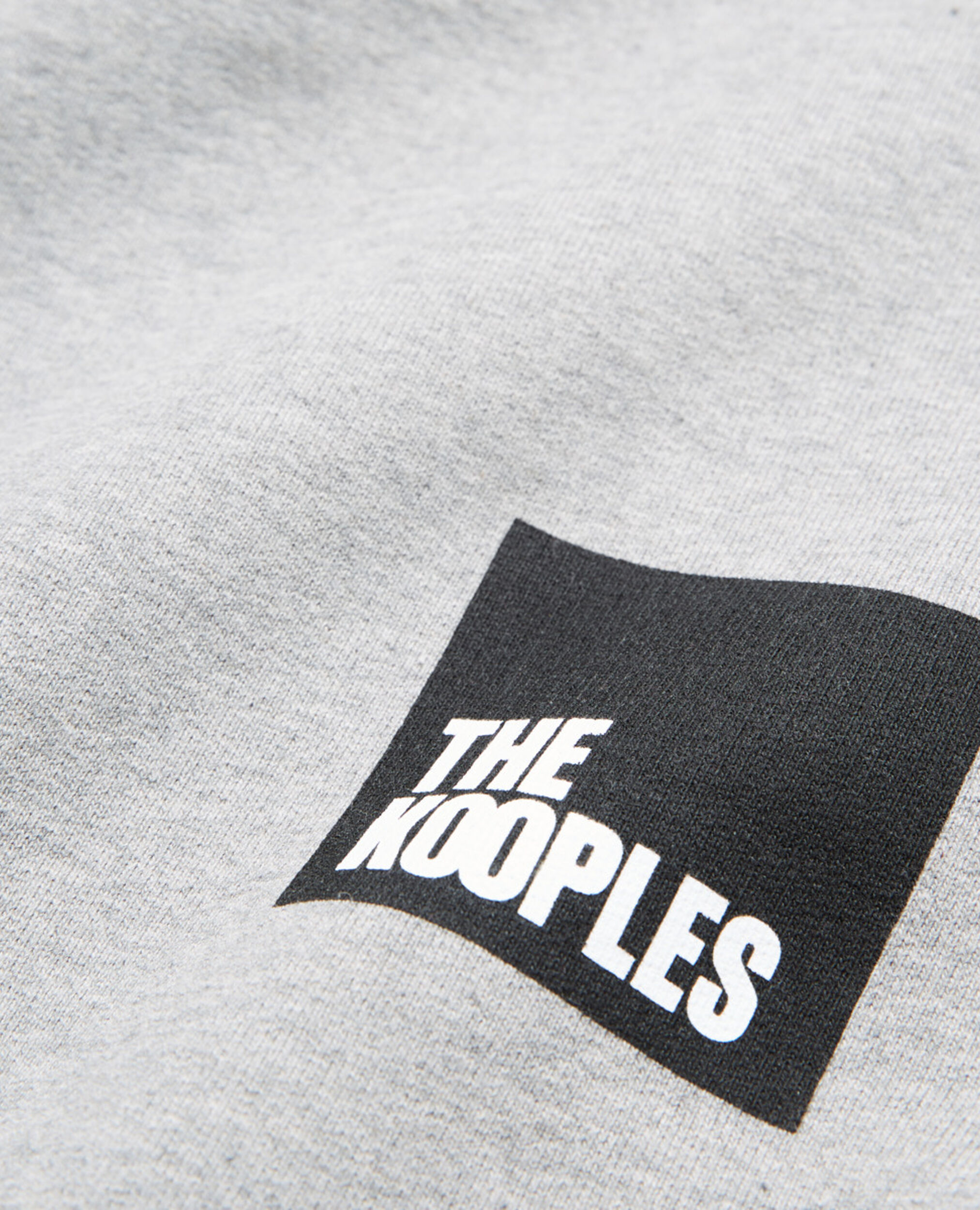 Gray sweatshirt with logo, GREY MELANGE, hi-res image number null