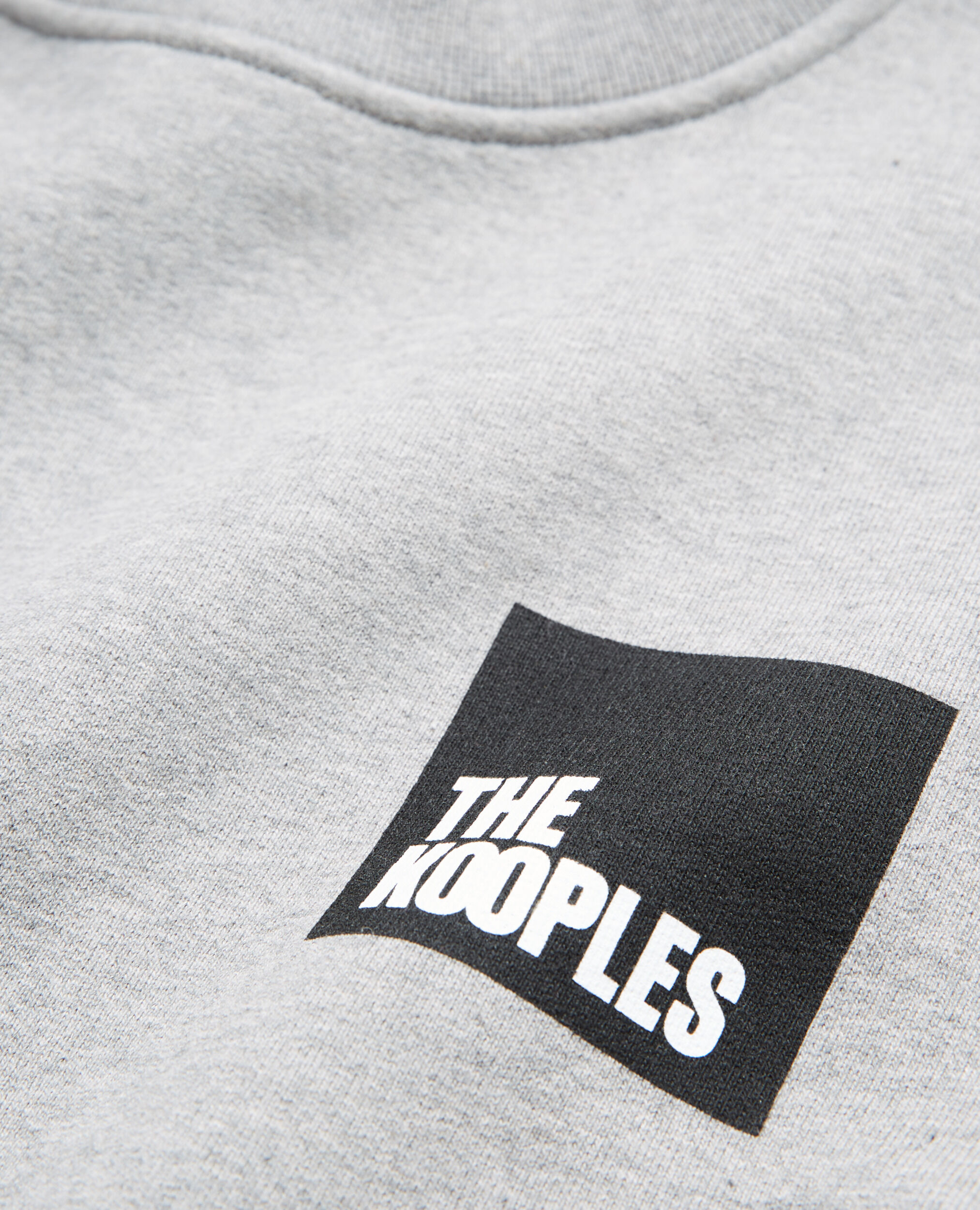 Sweatshirt mit grauem The Kooples Logo, GREY MELANGE, hi-res image number null