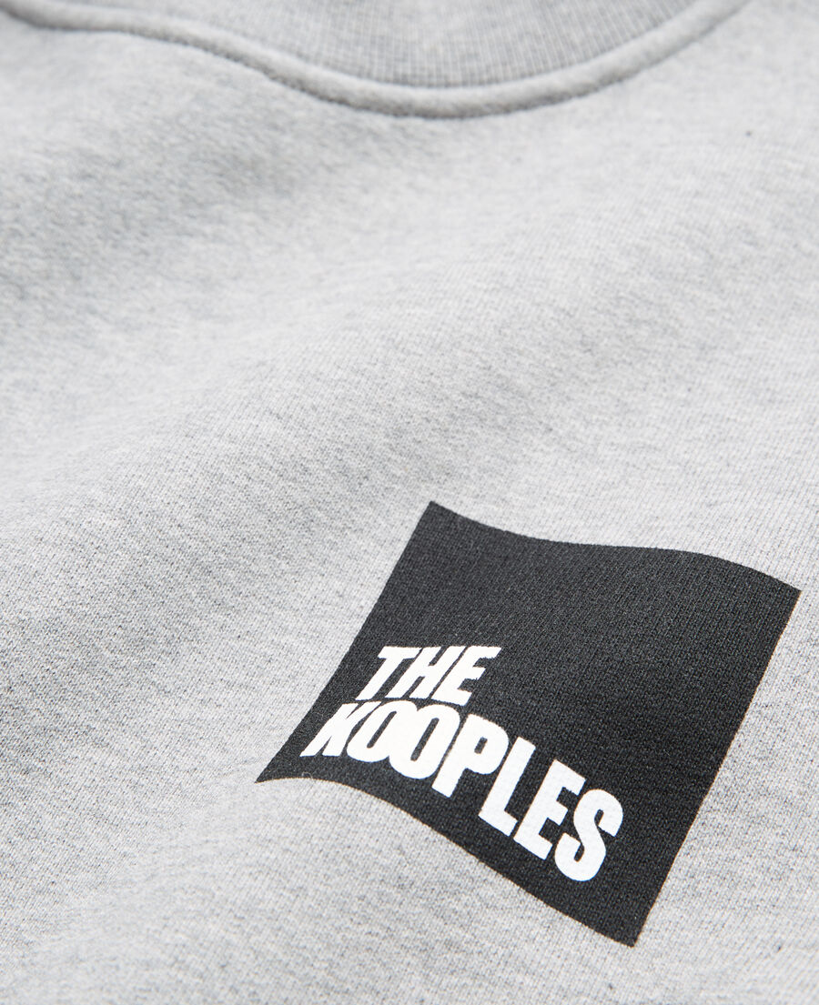 sweatshirt mit grauem the kooples logo