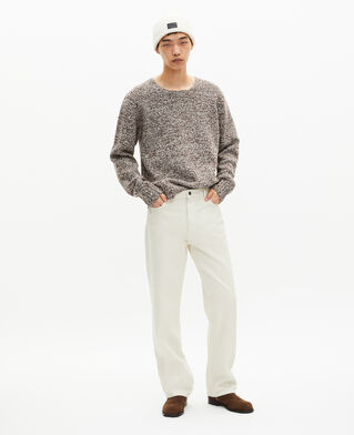 The Kooples MEN ECRU hat with ecru lapel