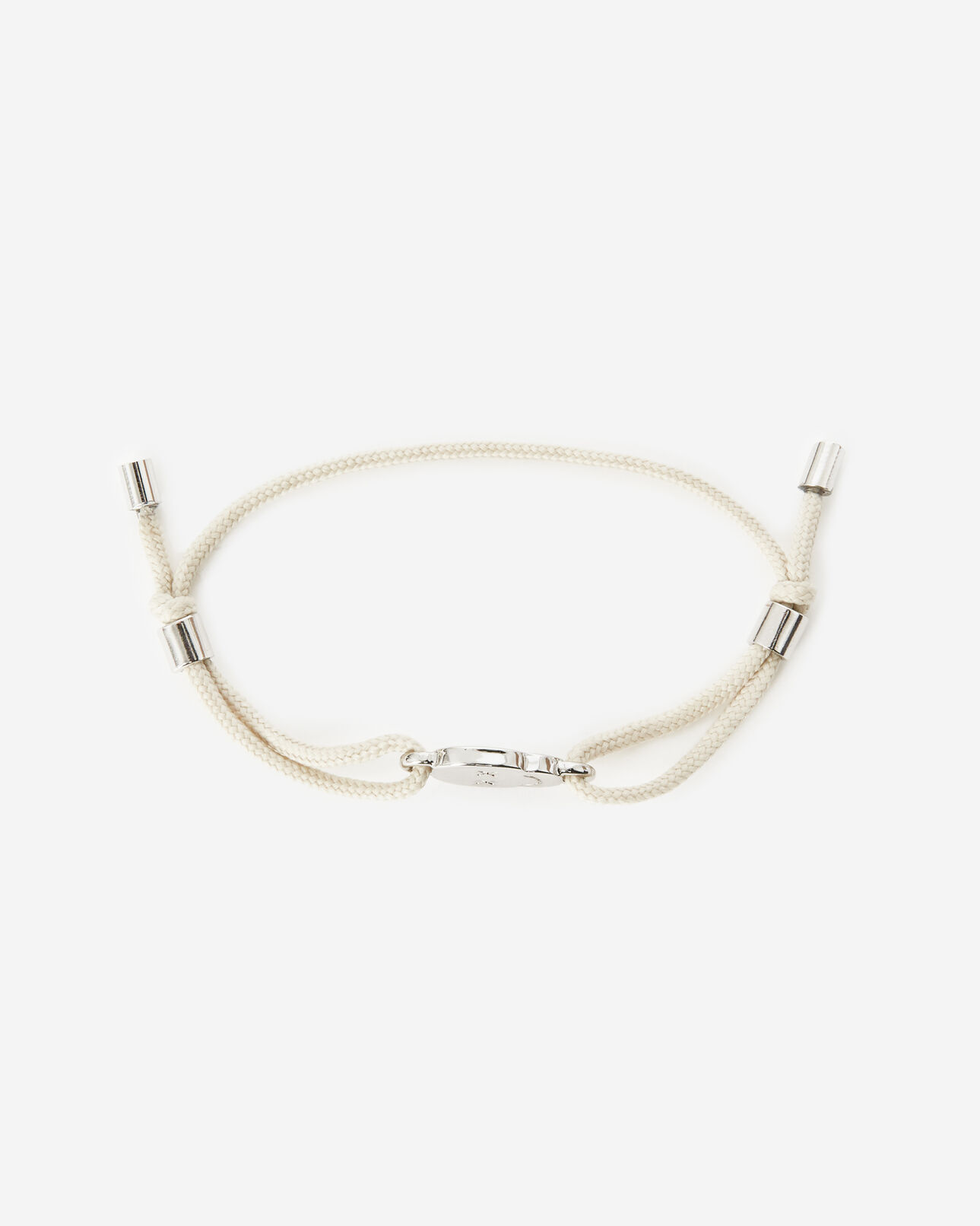 The Kooples HOMME ECRU bracelet écru et métal