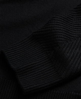 The Kooples H BLACK black wool sweater