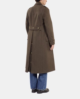 The Kooples MEN KAKI long khaki officer-style coat