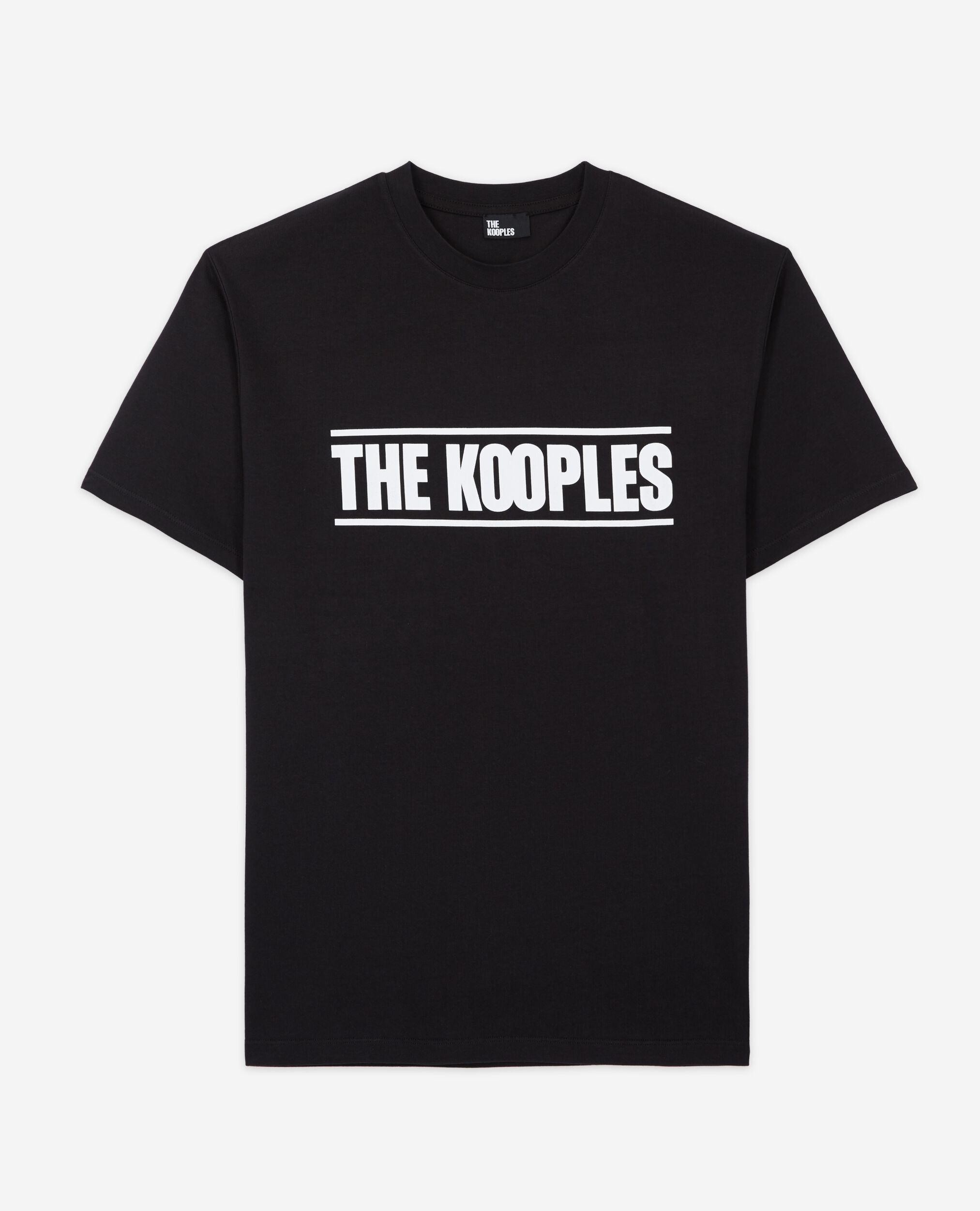The Kooples black logo T-shirt, BLACK, hi-res image number null