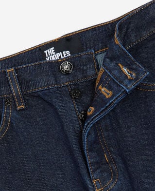 The Kooples DAMEN BLUE BRUT blaue jeans mit geradem bein