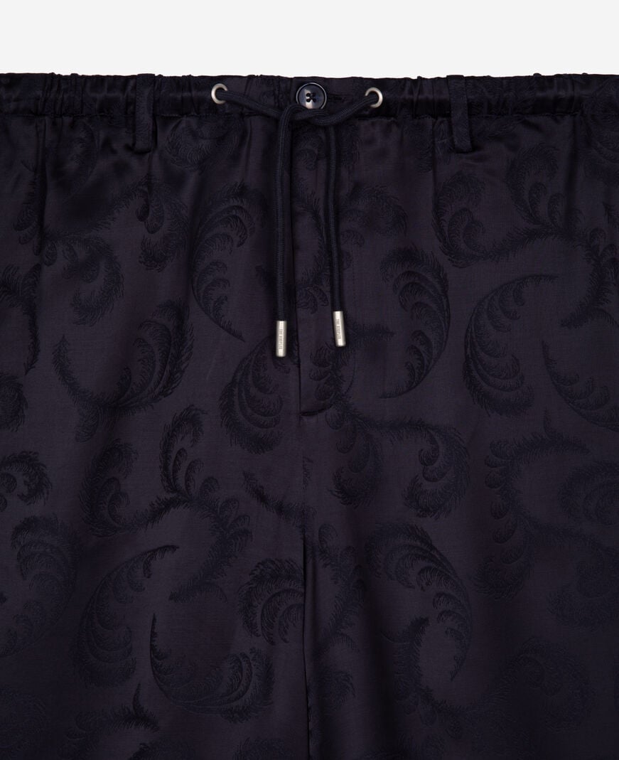 The Kooples MEN NAVY navy jacquard shorts