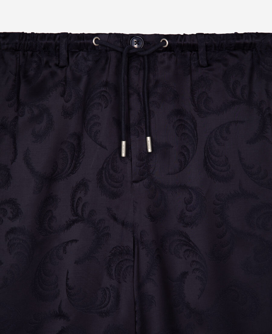 The Kooples MEN NAVY navy jacquard shorts