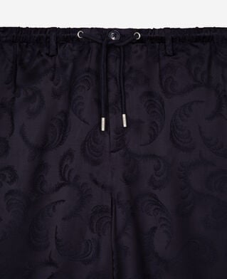 The Kooples MEN NAVY navy jacquard shorts