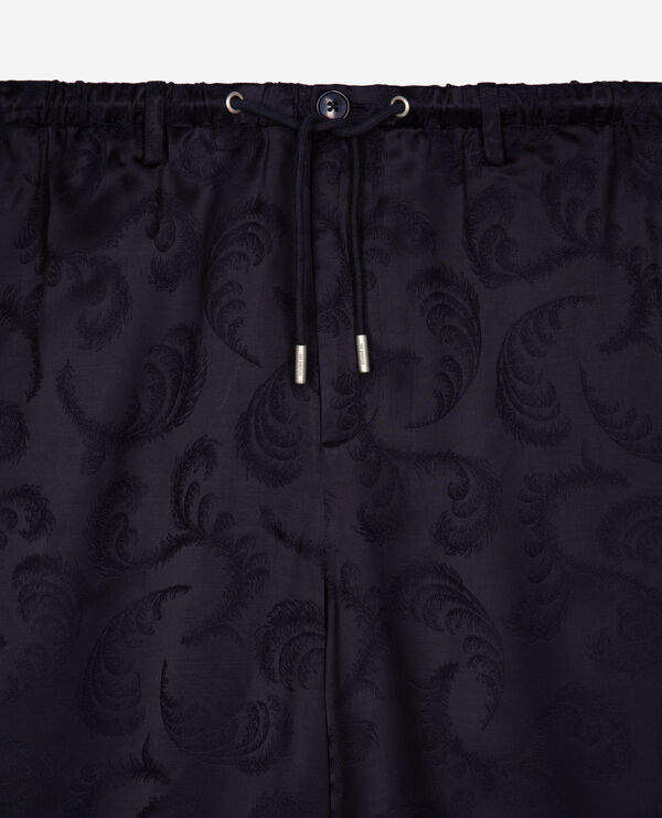 The Kooples MEN NAVY navy jacquard shorts