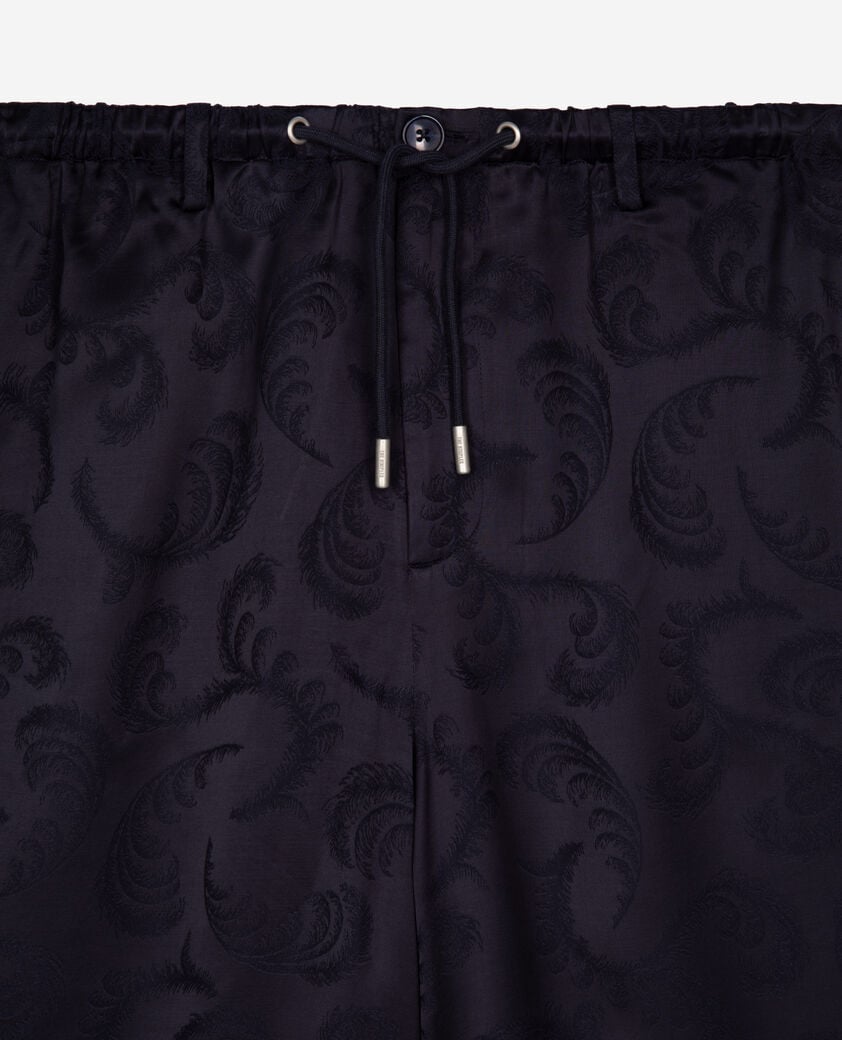 The Kooples HOMME NAVY short en jacquard marine