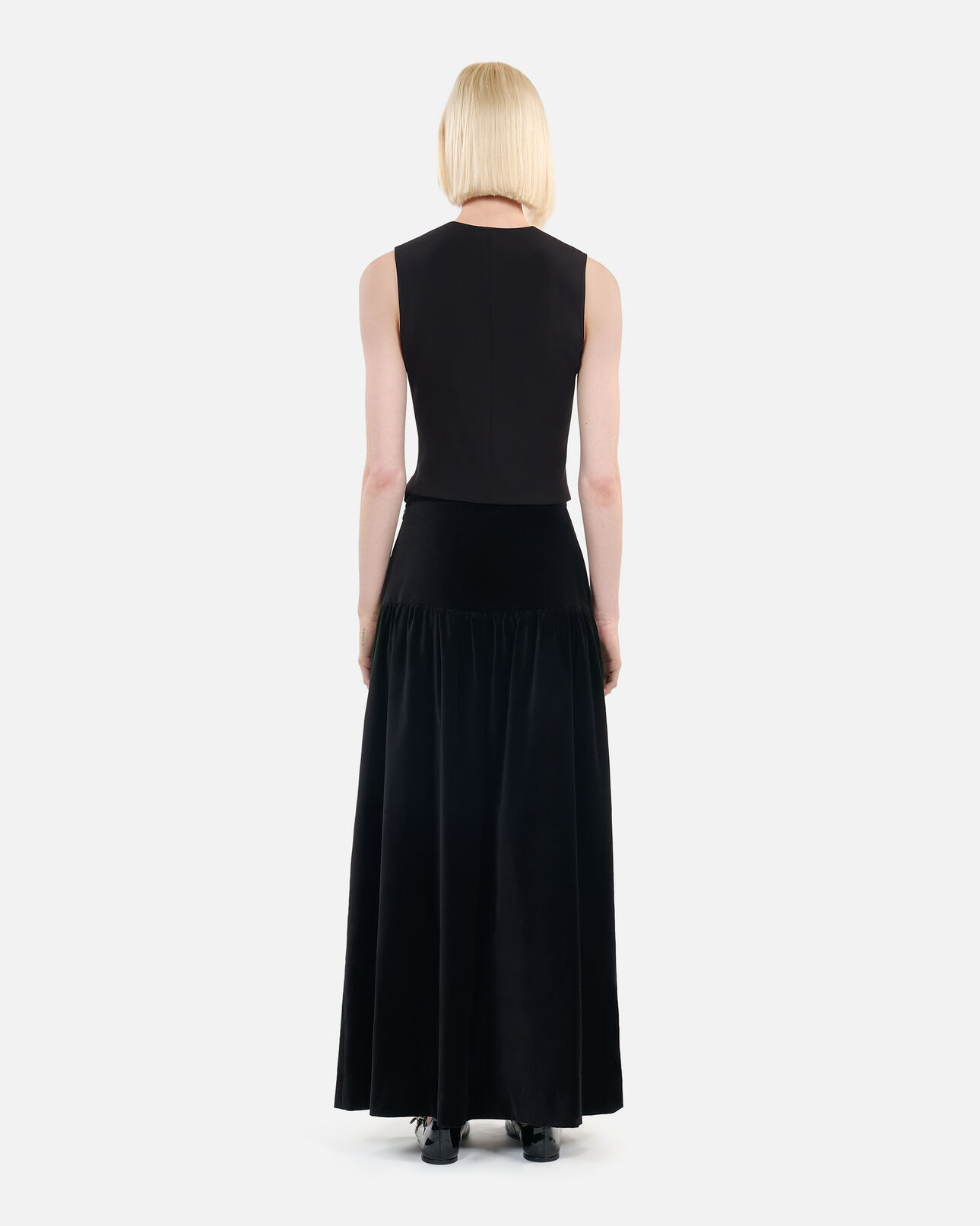 The Kooples WOMEN BLACK black top with lacing