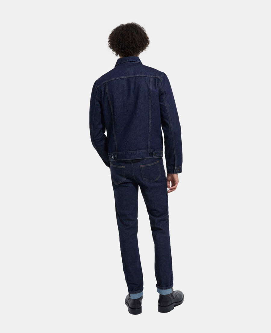 The Kooples HOMME BLUE BRUT blouson en jean bleu