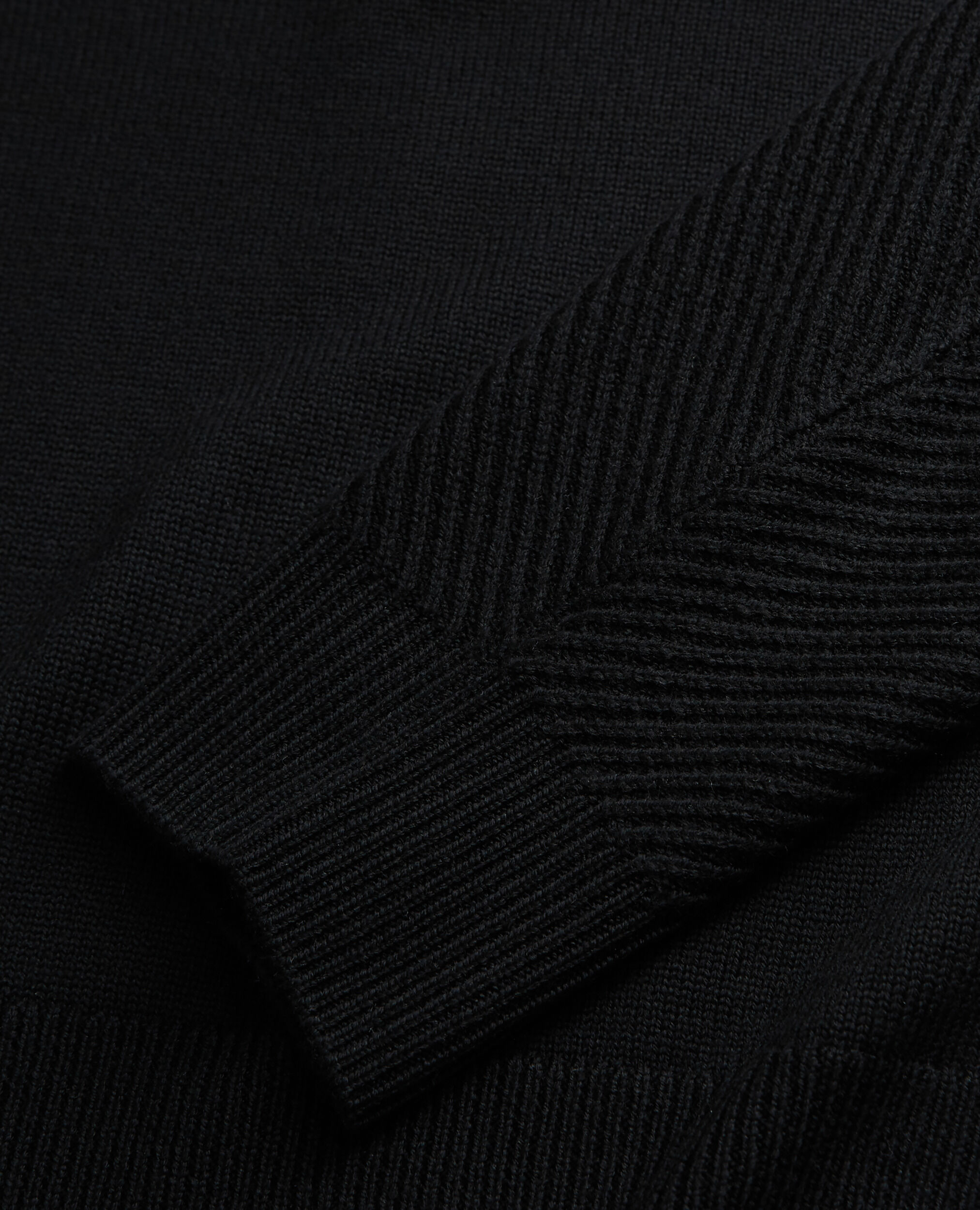 Pull en laine noir, BLACK, hi-res image number null