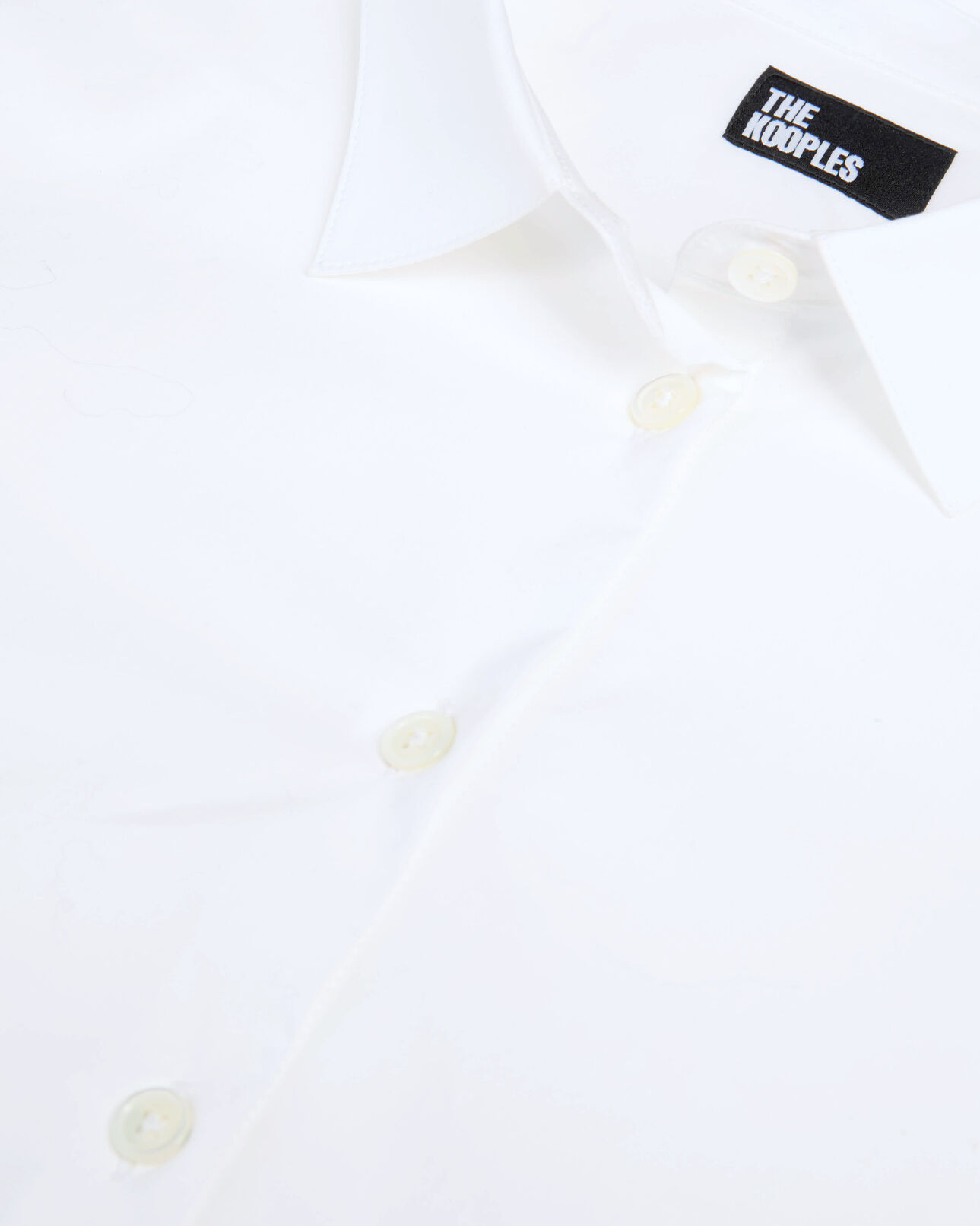 The Kooples F WHITE white poplin shirt