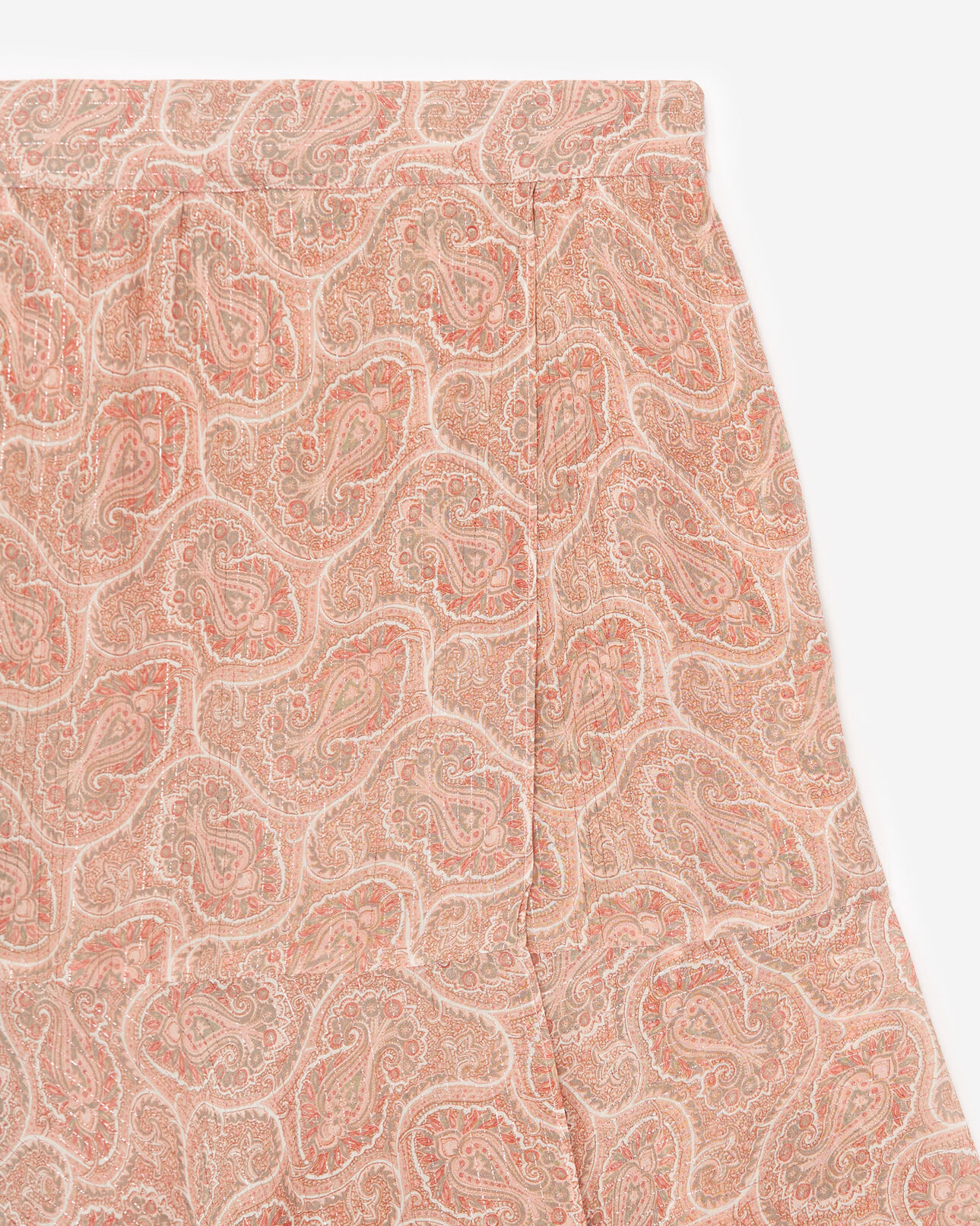 The Kooples FEMME PINK jupe longue rose imprimée