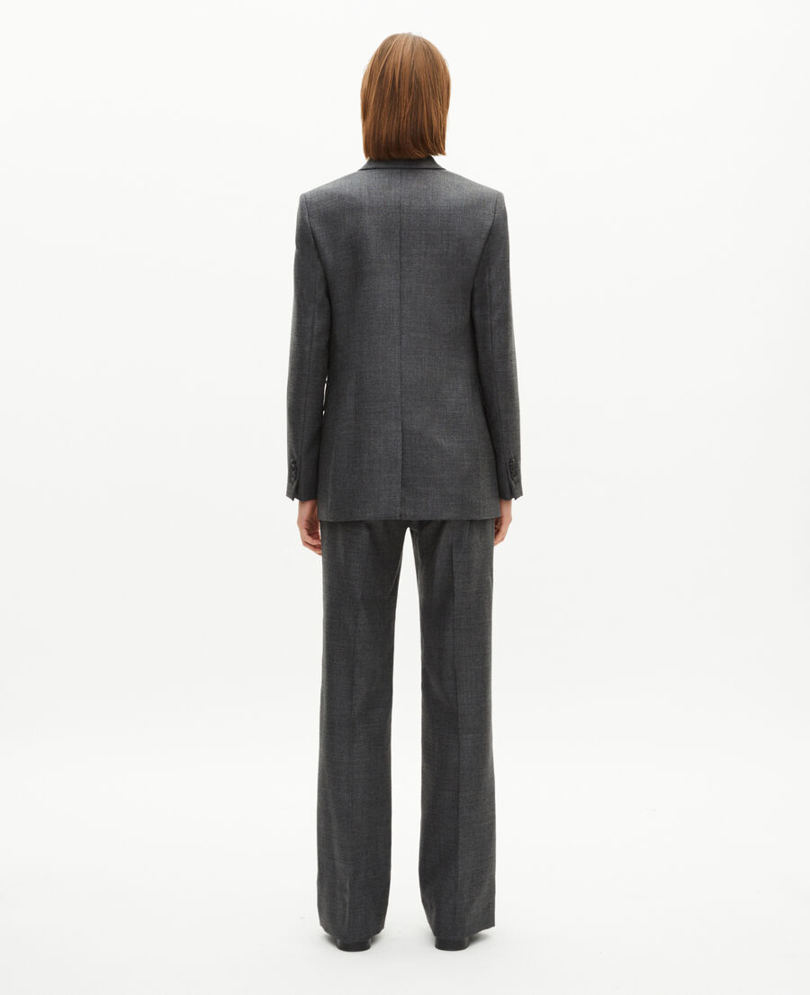 The Kooples FEMME BLACK veste tailleur gris foncé