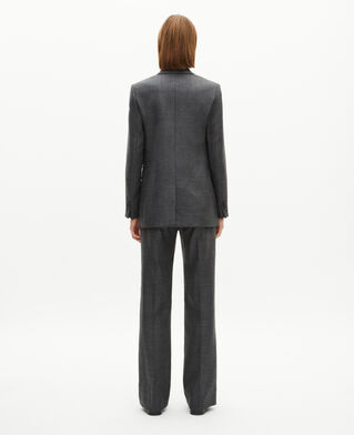 The Kooples FEMME BLACK veste tailleur gris foncé