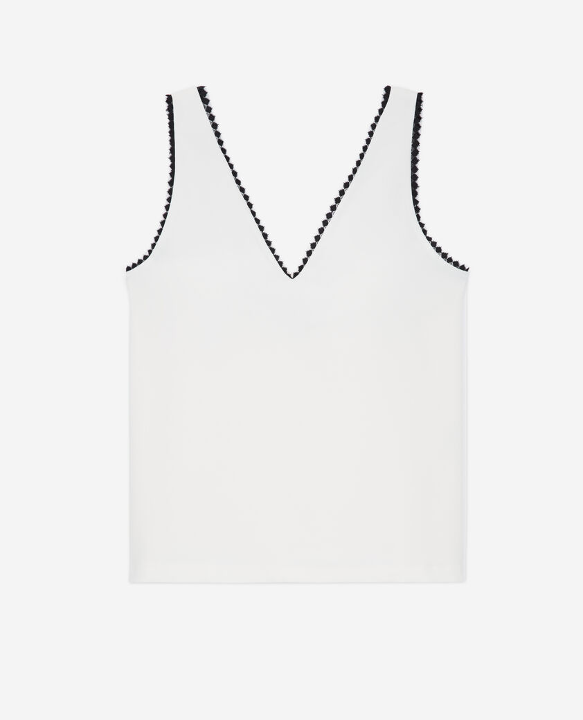 The Kooples WOMEN ECRU ecru top