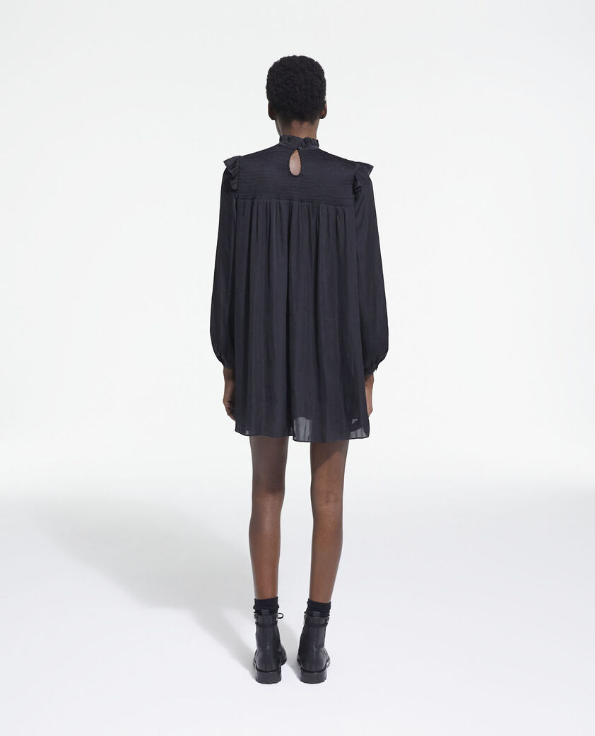 The Kooples DAMEN BLACK schwarzes kurzes kleid