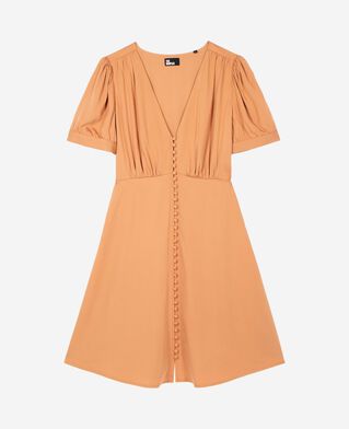 The Kooples F CAMEL light orange short dress