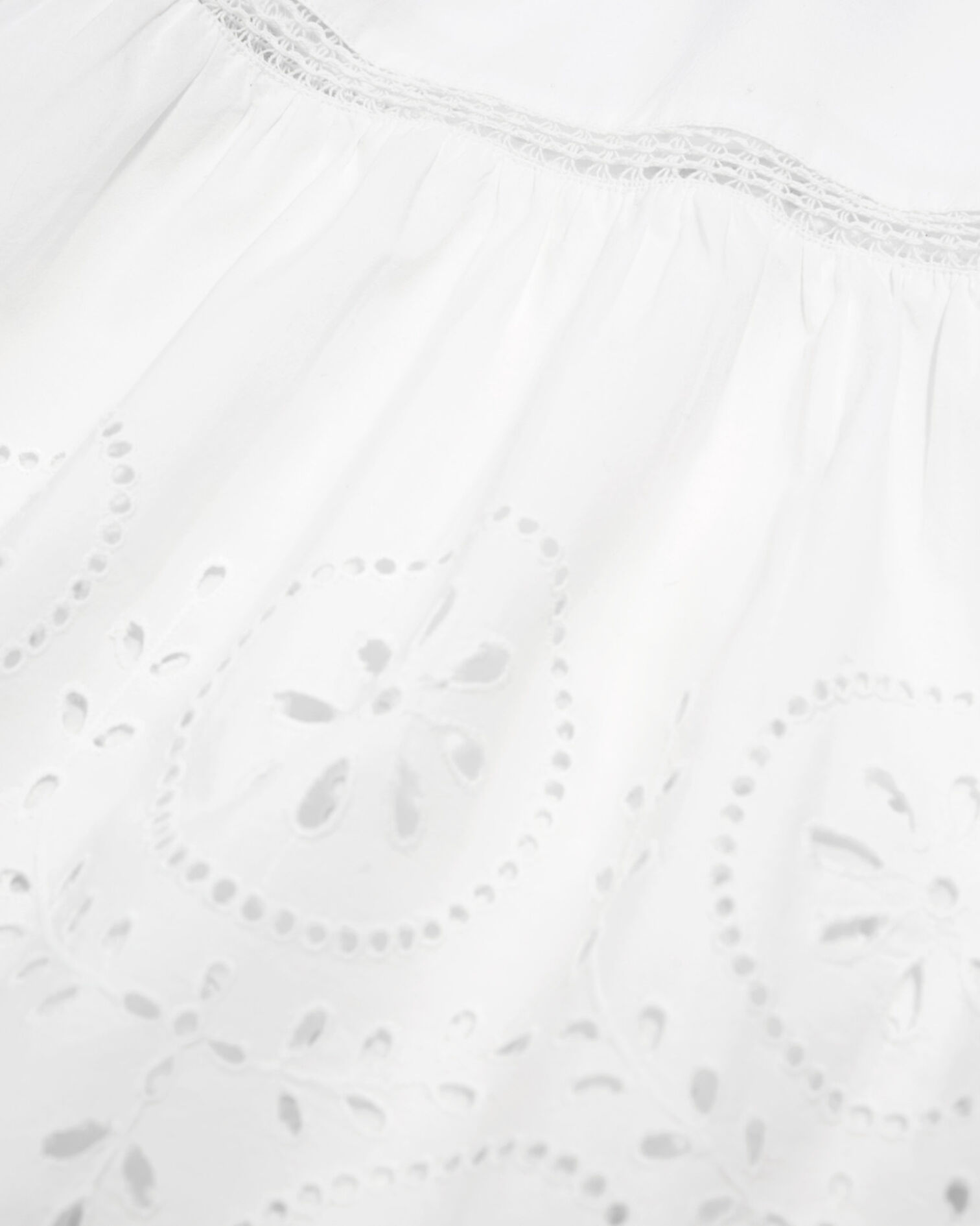 Robe dentelle blanche longue sans manches, WHITE, hi-res image number null