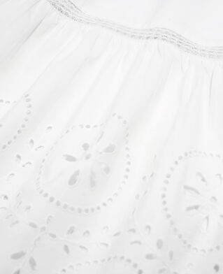 The Kooples MUJER WHITE vestido encaje blanco largo sin mangas