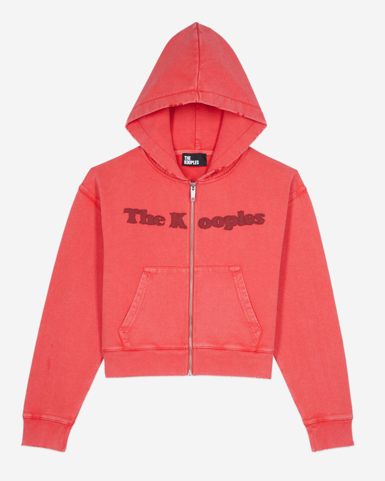 The Kooples WOMEN RUBIS red logo hoodie