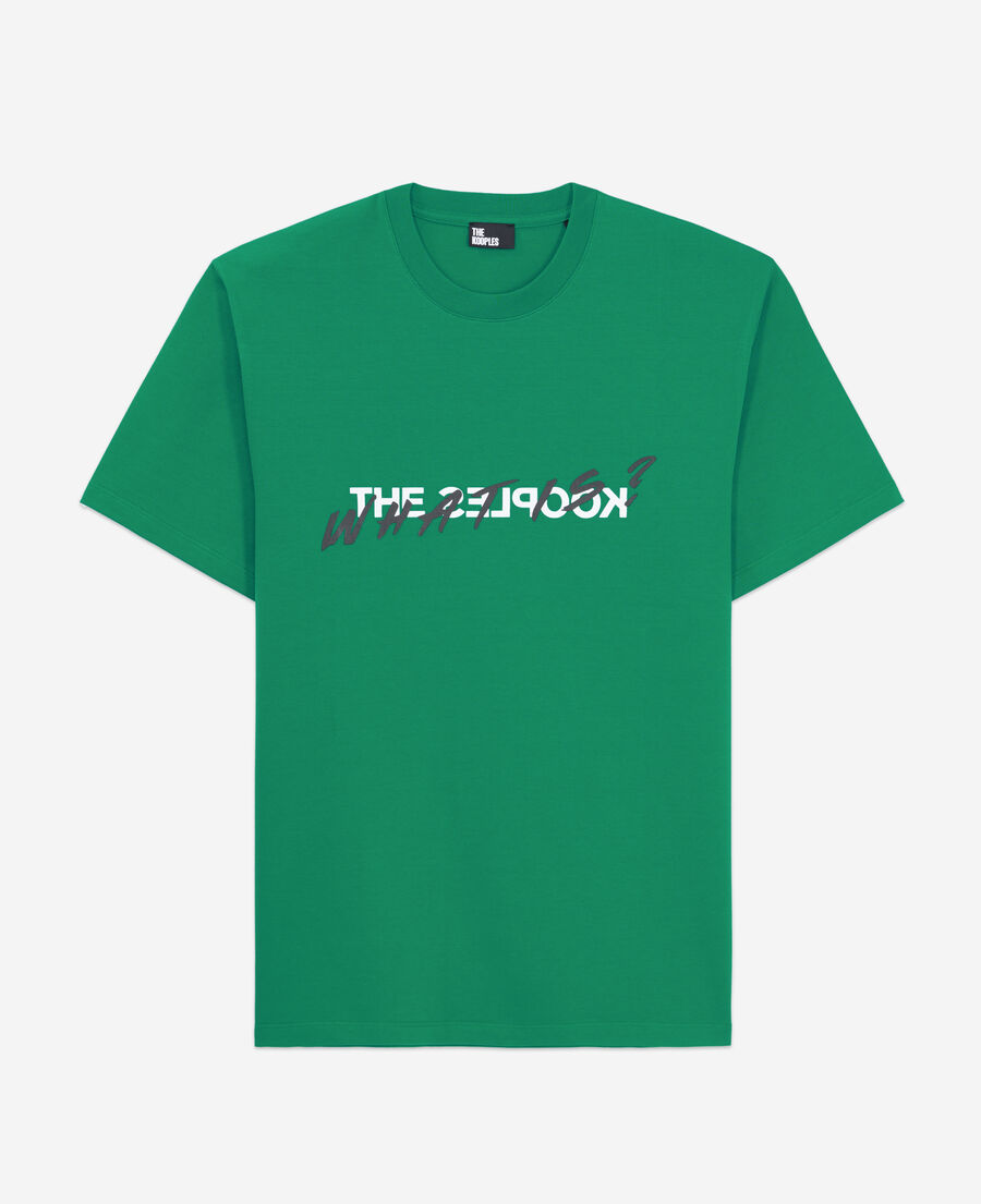 The Kooples HERREN FOREST grünes t-shirt herren „what is“